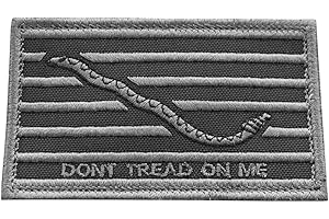 2AFTER1 Subdued First Navy Jack DTOM Dont Tread On Me USN USA Tactical Morale Fastener cap Patch