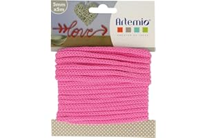 ARTEMIO Filato per lavori a Maglia, 5 mm x 5 m, Fucsia