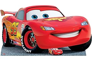 STAR CUTOUTS Partyfest - Coche de Juguete Rayo Mcqueen Cars (SC380)