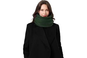 DonDon Bufanda mujer invierno larga y suave Chal braga de cuello Pañuelo tubo