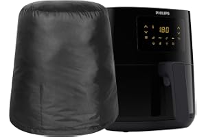 Air Fryer Dust Cover Compatible model with Phillips 9252/90 Airfryer - Drawstring Closure for Perfect Fit (Black)