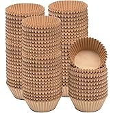 Gcardist 500 x Brown Odorless Food Grade Muffin Cases (Standard Size)