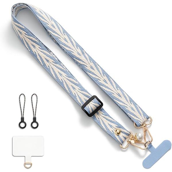 Cordino Per Cellulare Universale - 2 Pezzi, Tracolla Regolabile 150 Cm, Nero E Grigio