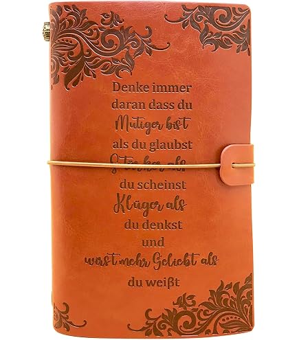 OMNIQI Tagebuch Mit Gravur – Personalisierbares Notizbuch Für Damen | Geschenk Für Mama, Freundin & Mehr
