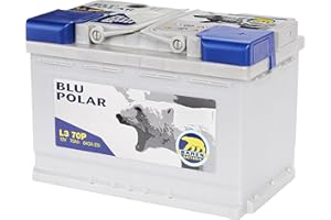 Baren Batteria Auto Flooded L3 70P 12V 70Ah 640A, Batteria Auto Blu Polar ad Acido Libero per Veicoli Tradizionali, Basso Valore di Scarica, Senza Manutenzione