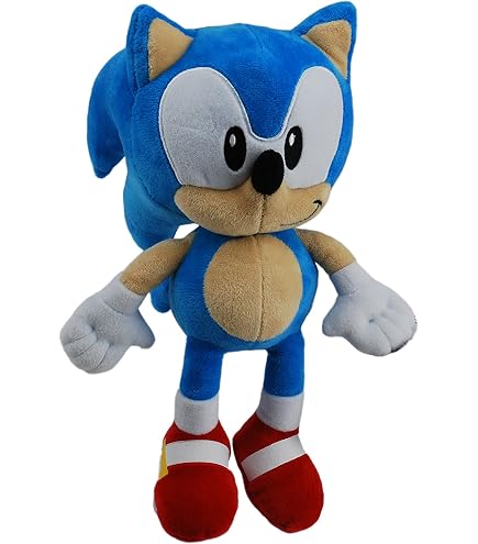 Peluche Sonic The Hedgehog 12 Pouces Tails Knuckles Shadow Licence SEGA - Neuf