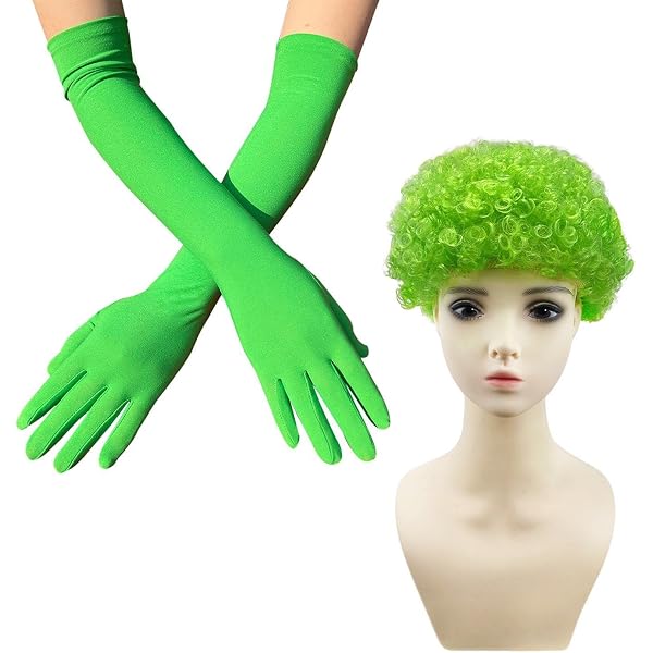 Guantes Verde Bosque De 42 Cm – Ideales Para Disfraces, Carnaval, Halloween Y Fiestas De Disfraces