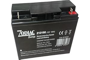 MELCHIONI Batteria al piombo ricaricabile ermetica VRLA AGM 12V 18Ah terminale T3 ZODIAC ENERGY Z12180