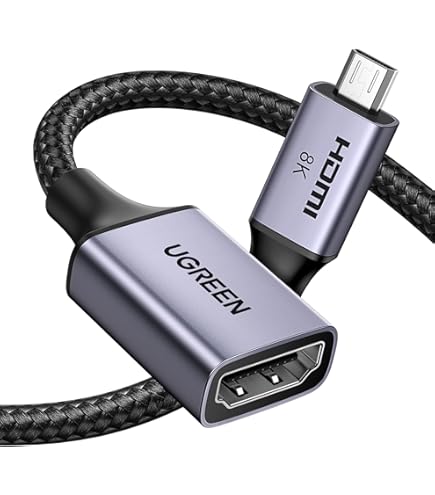 Cavo Tablet A TV Cavo Micro HDMI A HDMI 5 Metri - Per GoPro Hero 4/5/6/7, Tablet, Fotocamere, TV Disposable Hero - Foto 6