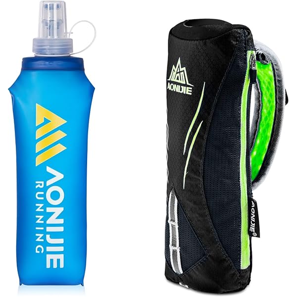 UTOBEST 350ml Soft Flask Bottle with Straw, Collapsible TPU for Outdoor Hiking Camping