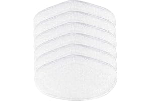 K KUMEED 6PCS Serpillères Reutilisable pour Vaporetto Brosse Vaporforce Remplacement pour PAEU0332 Vadrouilles de Rechange Lavables pour Polti Vaporetto Brosse Vaporforce (6pcs pour Polti)