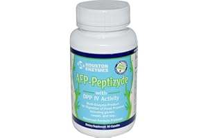 Houston Enzymes, AFP-Peptizyde with DPP IV Activity, 90 Capsules