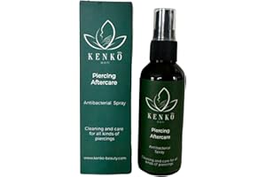 Kenko Beauty Piercing Aftercare 80ml for Cleaning and Care of All Types of Piercings