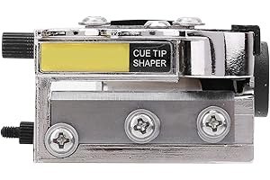 MINIFINKER Pool Cue Tip Shaper Billard Cue Tip Trimmer Multi-Fonctionnel Billiard Tip Shaper pour Les Joueurs de Billard