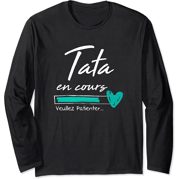 Annonce Grossesse Future Tata D'amour 2024 Naissance Bébé T-shirt imprimé au dos