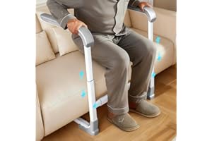 WingFly Aufstehhilfe Sofa, Aufstehhilfe Für Senioren Vom Sofa, 3 Höhenverstellbar und 2 Breitenverstellbar Couch-Hebehilfe, Sicherheitshaltegriff mit Anti-Rutsch-Füßen für Senioren, Behinderte