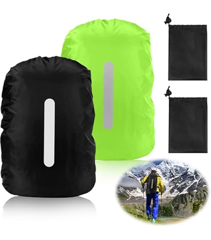 Housse De Pluie Sac à Dos InnoSpring - 15-50L - Imperméable Avec Bandes Réfléchissantes - Randonnée, Vélo