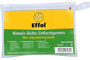 EFFOL Effax Niemals Reißer Einflechtgummis, Transparent