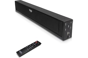 Xoro HSB 50 V2 – soundbar TV o mocy 25 W, głośnik Bluetooth, odtwarzacz multimedialny USB, Line IN, optyczne i koncentryczne wejście audio, możliwość montażu na ścianie
