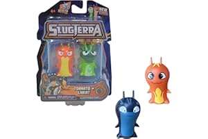 SLUGTERRA, 2 Personajes, 4,5 cm, Modelo Aleatorio, para niños a Partir de 4 años, LUU00, Multicolor