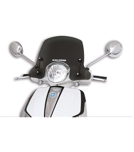 Cupolino Racing Fumè Per Piaggio Liberty 50S-125S-150S (2006-2012) – Design New, Altezza 360 Mm, Larghezza 430 Mm, Spessore 3 Mm