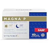 Vitafenix Magna P Magnesium Complex - Malate Citrate Glycinate Taurate and Sache Magnesium Supplement 60 Sachets Day and Night with B6