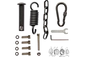 Mojia Assemble Accessories for Patio Wicker Hanging Egg Swing Chair Including Springs and Snap Hook to Install Basket on Stand, Hammock Chair Hanging Kit - 700LB Capacity Hammock Hardwares
