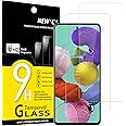 NEW'C 2 Unidades, Protector de Pantalla para Samsung Galaxy A51, Antiarañazos, Antihuellas, Sin Burbujas, Dureza 9H, 0.33 mm 