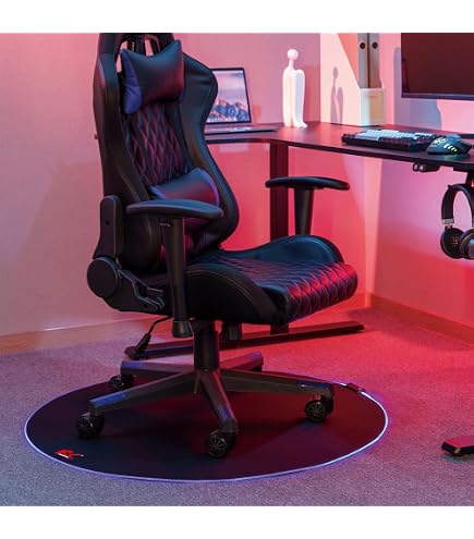 Tapis sous-chaise en PVC antidérapant transparent, pour protéger les sols de la maison et du Tapis sous-chaise en PVC antidérapant transparent, pour protéger les sols de la maison et du