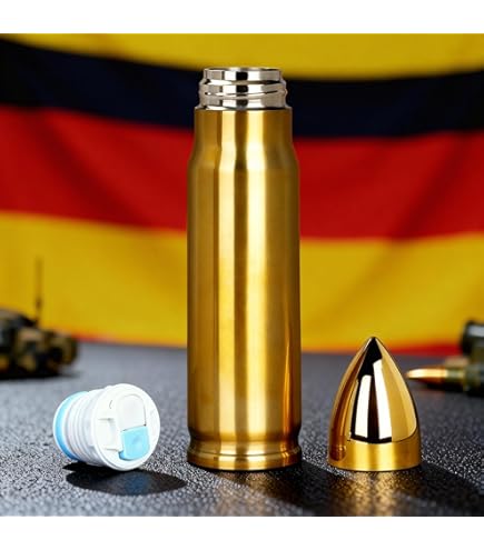 Jack Pyke Cartouche de fusil de chasse en acier inoxydable 500 ml