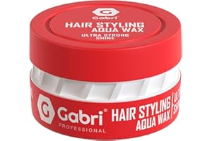 G GABRI Gabri Ultra Strong Shine Hair Styling Wax 150 ml - Brillo, Máximo Control y Larga Duración - El Cabello Para Hombres y Mujeres