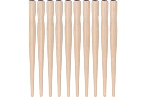 PSSOPP 10 Pcs Dip Pen Set Nib Pen Holder Comic Dip Speedball Wooden Pen Nib Holder for Art Painting English Calligraphy (Natural Wood Color)