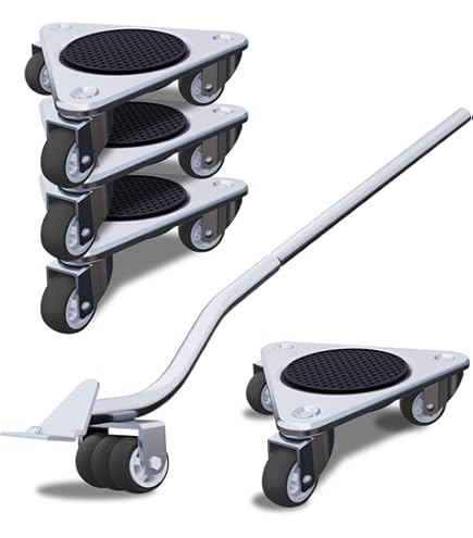 Set 14 Pezzi Solleva Mobili - Ruote Scorrevoli Per Spostare Lavatrici, Frigoriferi E Divani | Senza Fatica