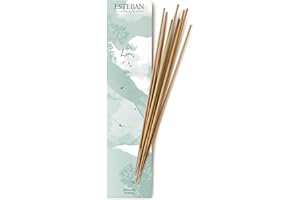 ‎ESTEBAN Esteban - Räucherstäbchen – Incense Sticks - 20 Stück, Natürliche Inhaltsstoffe, Wenig Rauch, Raumduft für Entspannung & Meditation - Handgefertigt mit natürlichen Inhaltsstoffen - Reines Leinen
