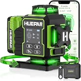 Huepar Self-Leveling Laser Level 4&times;360&deg;with Bluetooth Updated-W04CG | Green Laser Level 16 Lines with Electric Rotating Base