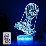 Game Lovers 3D Lampada Notturna,Giocattoli Ragazzo Regali Luci Notte Comodino Scrivania 16 Colori Lampada da Tavolo Idee Rega