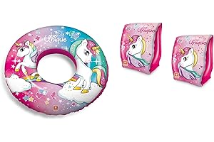 Mondo Toys Kids Beach Summer Pool Armrest and Donut Set (Unicorn)