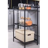 Mudesa MDS3TELS002 Metal Mutfak Malzeme Rafı Metal Organizer Dekoratif &Ccedil;ok Ama&ccedil;lı Tel Dolap