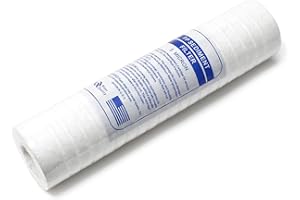 Naturewater PP-10B 5 µ PP Sedimentfilter Kartusche 254 mm (10 Zoll), gerillt, Wasserfilter Kartusche, Filterpatrone für Trinkwasser Umkehrosmoseanlage