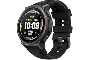 Amazfit T-Rex 3 Pro Montre Connectée Outdoor 44mm – Écran AMOLED Saphir, Flashlight, Lunette Titane, GPS, Cartes Hors Ligne, 17 Jours Autonomie, 180+ Modes Sport, Smartwatch pour Android iPhone