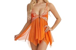 SKTIISN Sexy Dessous Damen für Sexy Set Sexy Dessous Babydoll Plus Size Frauen Chemise Dessous Grosse Grössen Damen String Sexy Dessous Set FüR Damen Freches Unterwäsche Baumwolle Damen Negligee mit S