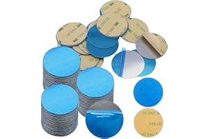 PUERFOCA 200 placas de metal autoadhesivas para figuras Tonie, placas de metal para imanes, base adhesiva redonda para imanes, placa magnética ultrafina para soporte de teléfono móvil