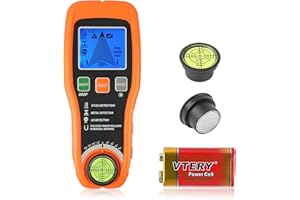 Stud Finder Wall Scanner, WOVTE 7 in 1 Electronic Stud Finder Detector, Audio Alarm and HD LCD Display for Wood, AC Wire, Metal and Screws Studs Detection