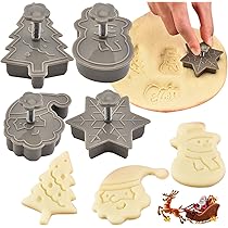 16-teiliges Weihnachts-Plätzchenausstecher Set - Bunte Ausstechformen Aus Kunststoff