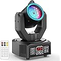 Lyre LED 30W Mini Lumière Disco Dot Beam à Tête Mobile, Jeux de Lumiere LED RGB avec Télécommande Lumière à Effet Gobo avec Ouverture DMX512 pour Scène Fête Club DJ