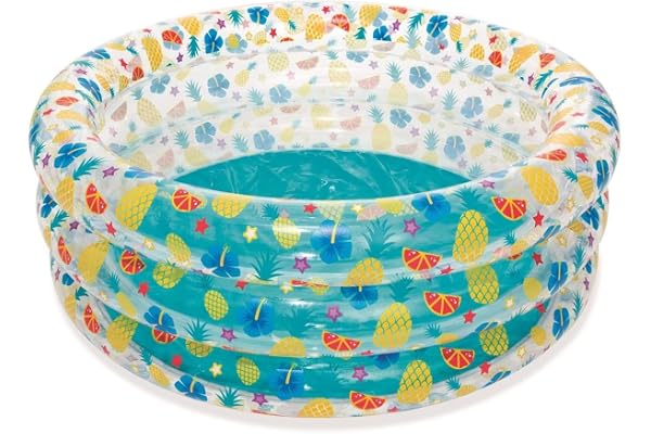 Bestway 51045 Piscine Gonflable Ronde Sea Life 3 Boudins 150 X 53 cm