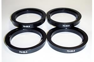 Centradores 4 LLANTA 70-56.6 Aros para Llantas DE Aluminio ALUTEC ATS AUTEC Anzio Rial