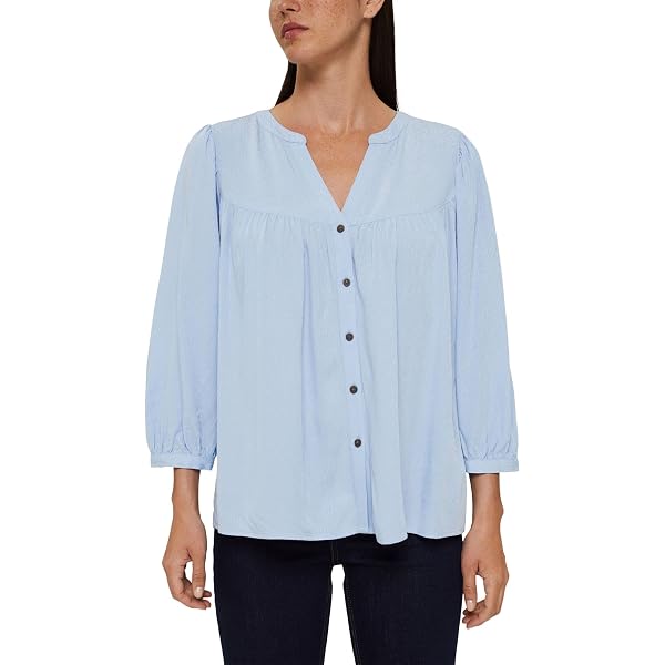 Edc By ESPRIT Damen Bluse – Lässig, Nachhaltig & Stylisch