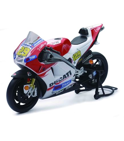Bburago 1:18 Ducati Desmosedici GP23 – Moto GP Enea Bastianini #23, Modèle Die-cast Détaillé, Collection