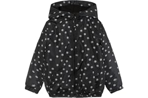 JOYSON Kids Lightweight Windbreaker Jacket Girls Waterproof Jacket Windproof Raincoat for Kids with Hood Soft Lining